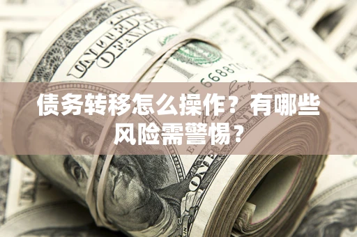 武汉债务转移怎么操作？有哪些风险需警惕？