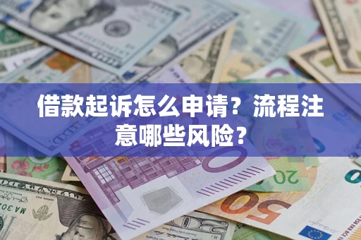 武汉借款起诉怎么申请？流程注意哪些风险？
